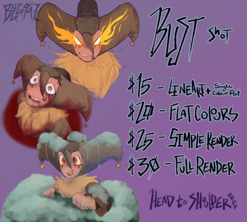 Bust shot pricing